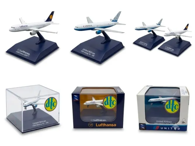 Avião miniatura Lufthansa / United