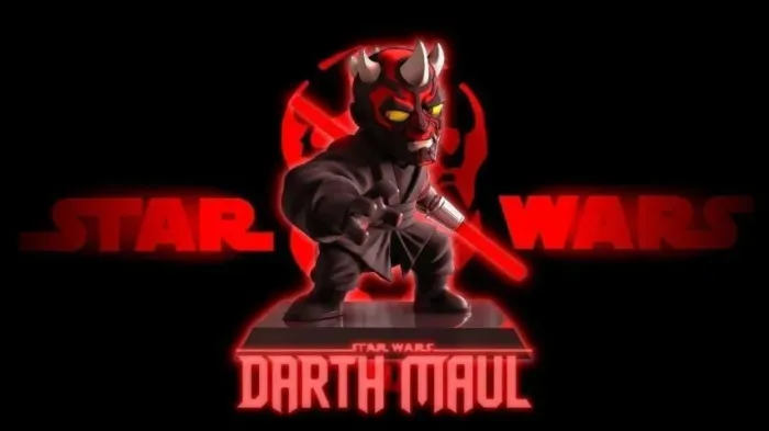 Miniatura Chibi STAR WARS feita no 3D Darth_Maul
