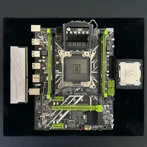 Kit Xeon X99 QIYIDA + Processador Xeon E5-2680 v4 + Memória RAM Kllisre DDR4 8Gb