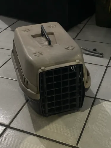 Casinha para transportar gato