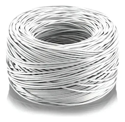 Cabo de Rede Cat6 100% Cobre 305m PVC Branco 5/10/25/50 METROS