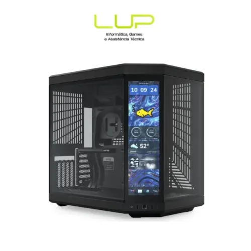 (LOJA FÍSICA) Gabinete Hyte Y70 Touch Infinite MidTower Com Tela LCD