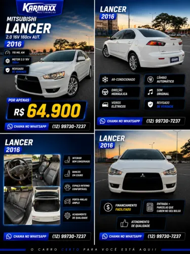 Mitsubishi Lancer 2.0 16V 160cv Aut. 2016
