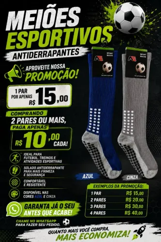 MEIÃO ANTIDERRAPANTE