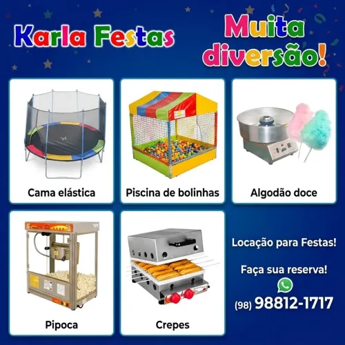 Locação para sua Festa Completa 