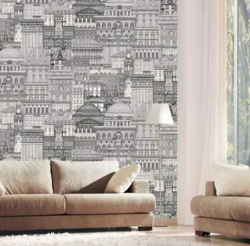 Papel de parede Vinílico importado Lavável texturizado rolo 10mx53cm cobre 4.3m2