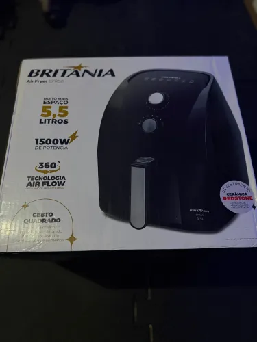  Fritadeira Air Fryer Britânia lacrada! 5.5L grande 