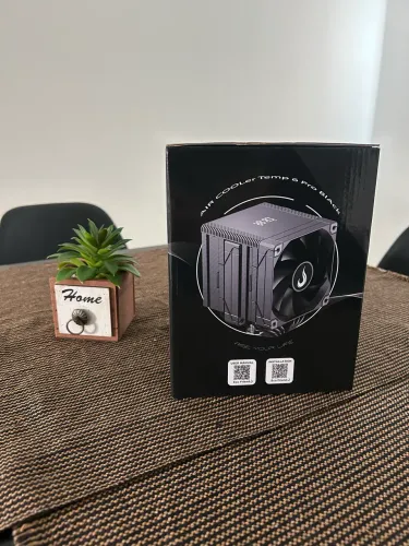 Air Cooler Temp 6 Pro Preto | Display Led | Intel E Amd Preto