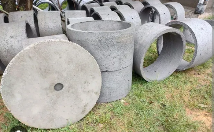 Tampa de fossa de concreto