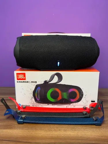 *Caixa de Som Bluetooth Charge 6 Led RGB a pronta entrega