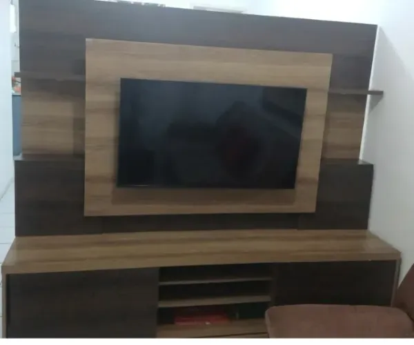 Rack com Painel para TV até 55" - Lindo e Bem Conservado!