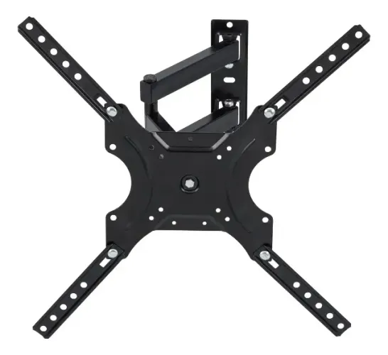  Suporte Tv Tri Articulado De 23 Até 60 Polegadas Giro Horizontal E Vertical Aço Reforçado