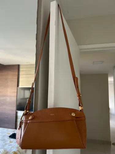 Bolsa couro Arezzo