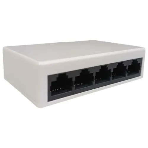 Switch 5 Portas Hub 10/100mbps Rj45 10/100 Mbps Com Fonte