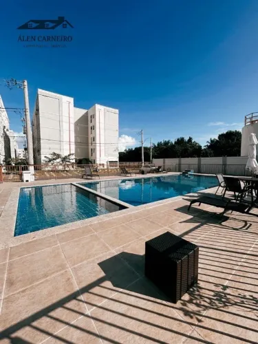 Lindo Apartamento 2/4 com Banheiro Social - Condomínio Fechado Completo Vilas de Abrantes