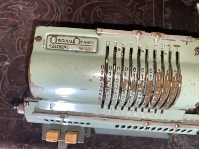 Calculadora mecânica de manivela Original Odhner