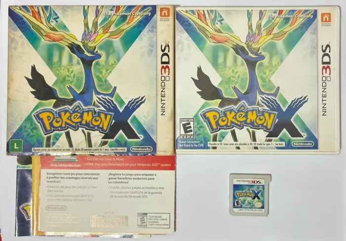 Pokémon X com luva  Nintendo 3Ds