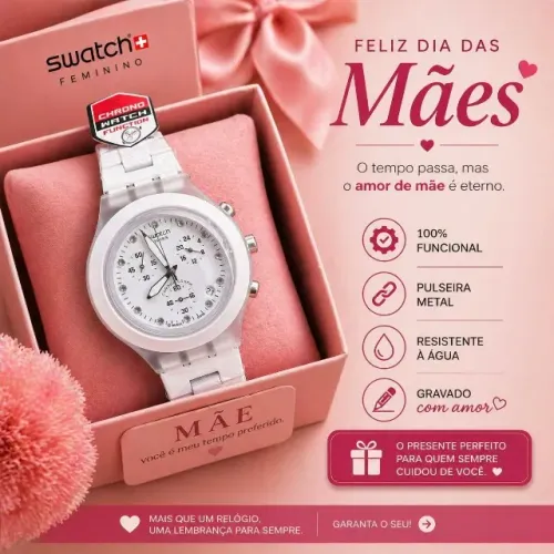 Relogio swatch feminino
