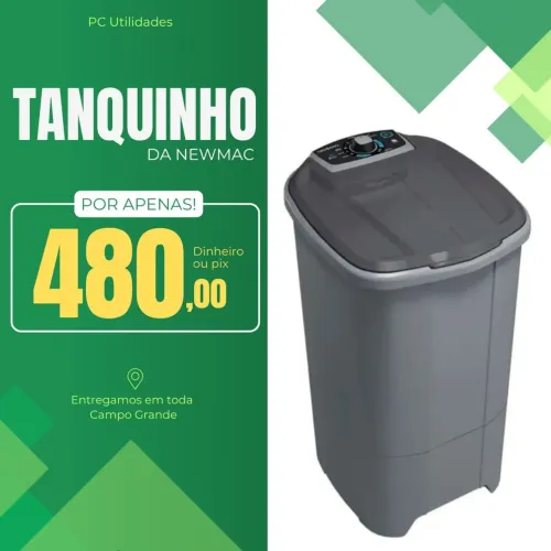 Lavadora tanquinho 10 kilos Newmaq (1ano de garantia)