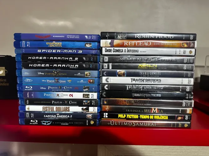 Lote de dvd e Bluray