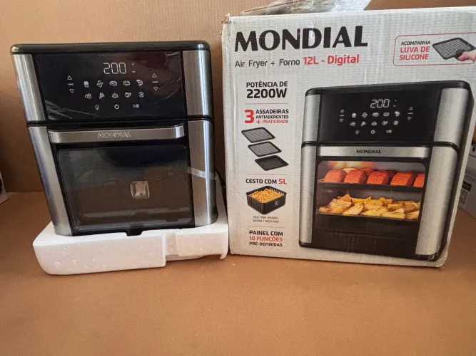 Air fryer + forno Mondial 12l