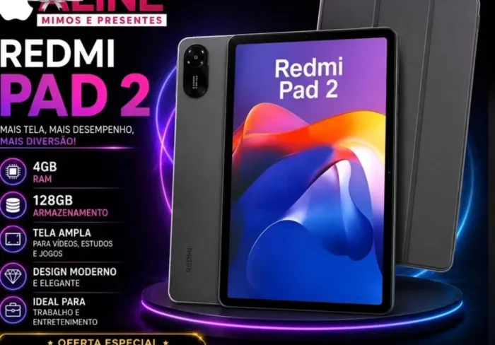 Tablet Xiaomi REDMI PAD 2 4 RAM / 128 GB TODAS AS CORES + fone