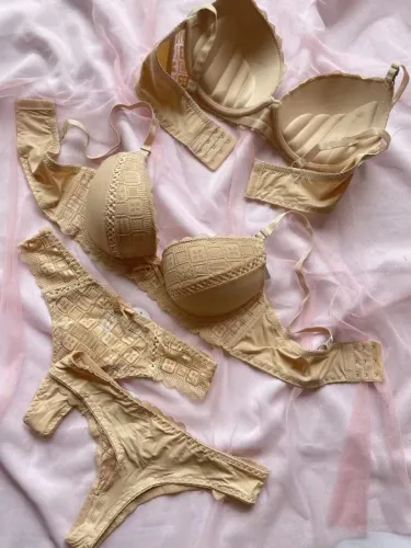 Conjunto de lingerie Elegance Caramel