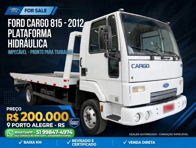 Vendo caminhão guincho plataforma