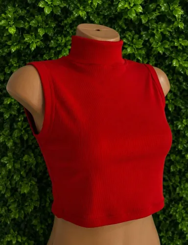 CROPPED CANELADO
