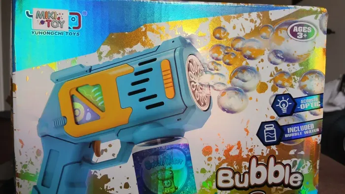 Pistola de bola de sabão Bublue Gum