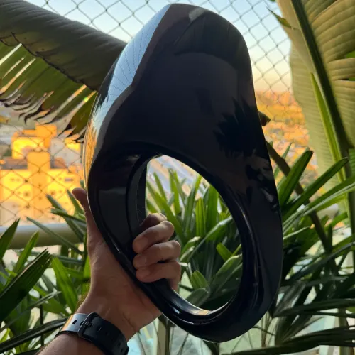 Helmet (capacete para farol) moto custom