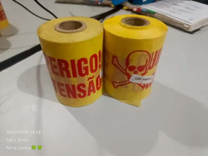 Fita Perigo Alta Tensão.