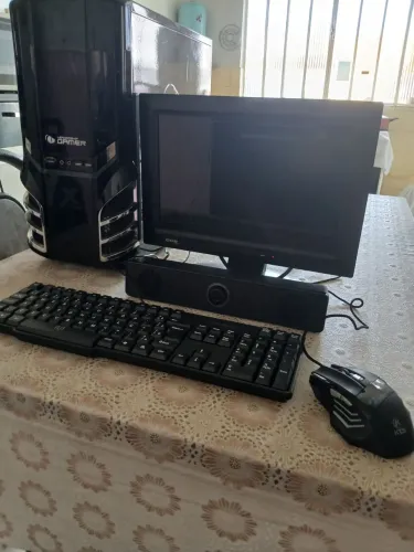 PC completo i5 4570 16gb ,SSD240GB+HD500GB +placas,fonte e acessórios novos + monitor 14 "