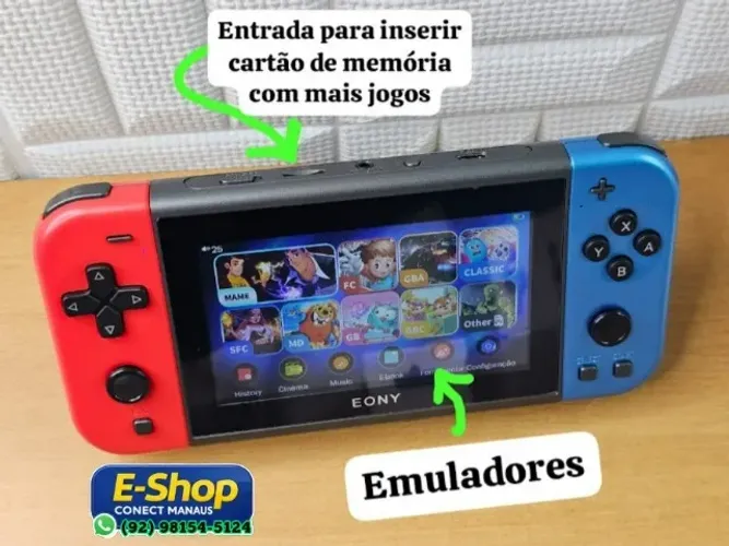 VIDEOGAME PORTÁTIL MULTI EMULADORES