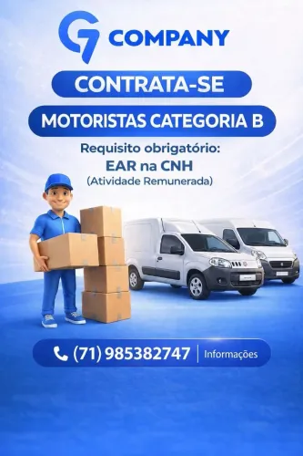 Motorista entregador MercadoLivre