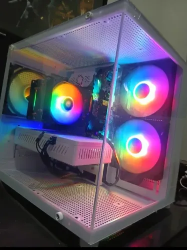 Pc gamer Xeon 2680 V4 + RX 580 8 GB PARCELO ATE 12 X ESTUDO TROCA COM VOLTA