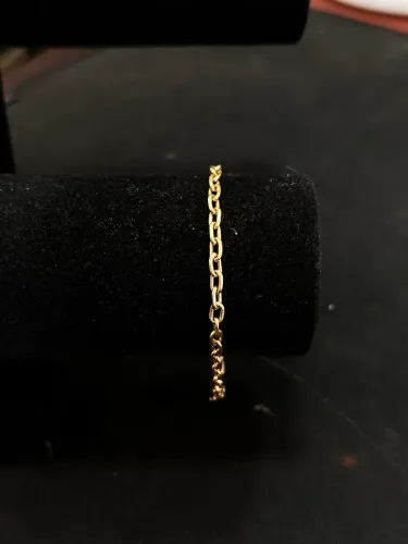 Pulseira de ouro 4.64g 18k procedência garantia eterna