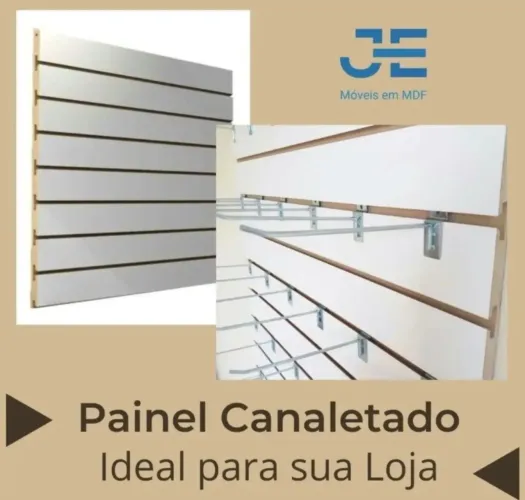Painel canaletado em mdf