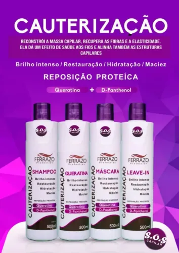 Kit tratamento pra cabelo