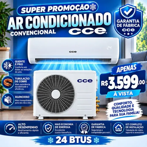 VENDO AR CONDICIONADO CCE 24 BTUS