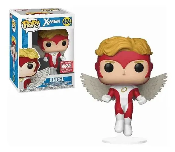 Funko Pop! Marvel X-men: Anjo Angel #424 Marvel Collector Corps Exclusive Vaulted (Base Qu