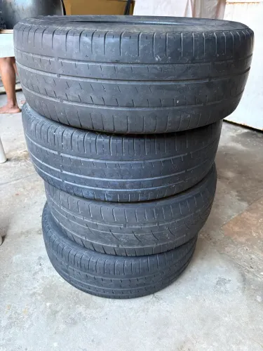 Pneu 195 55 aro 15 seminovos 