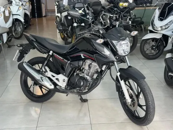 Honda CG TITAN 160 2024 Preta - Mepal Motos