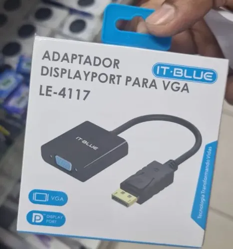 Adaptador DISPLAYPORT para VGA Conversor