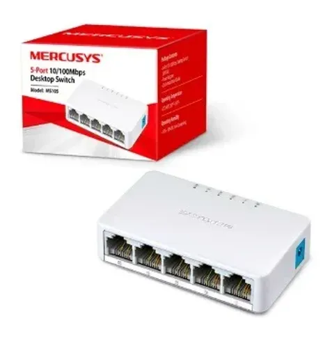 Switch 5 portas MS105 Mercusys 100Mbps