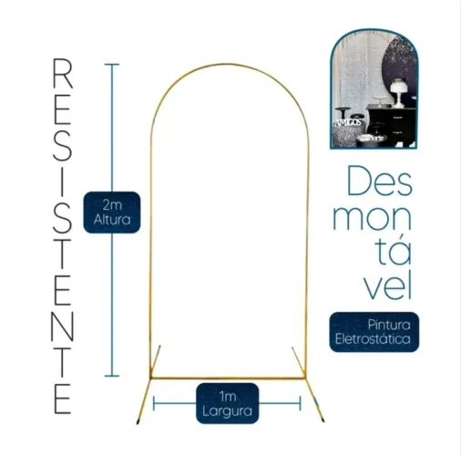 Vendo Arco Romano Desmontável novo