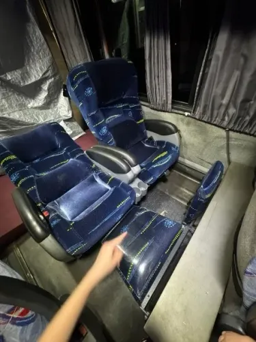 Poltrona bancada para ônibus Leito cama