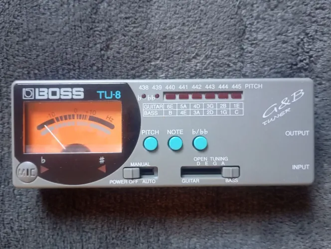 Afinador Boss TU-8 Original Para Guitarra e Baixo