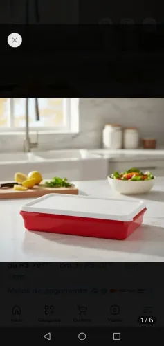Tupperware Refribox Pote Para Geladeira E Transporte 1,4L