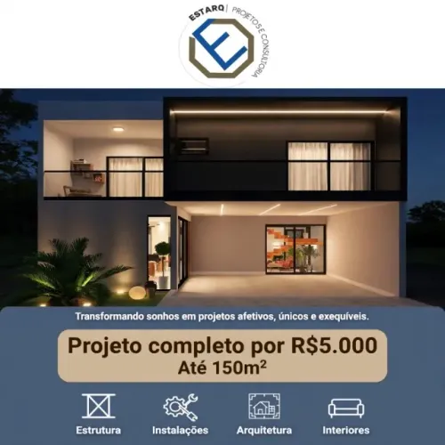 Projetos de Arquitetura e Engenharia até 150 m² ? R$ 5.000